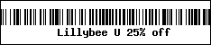 Lillybee U Barcode